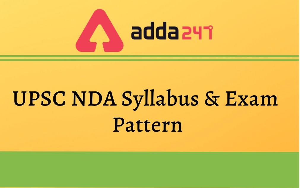 NDA Syllabus 2021: Exam Pattern & Syllabus for Maths, General Ability Test_30.1