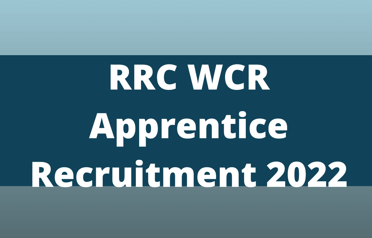 RRC WCR Apprentice Recruitment 2022 Notification PDF_30.1