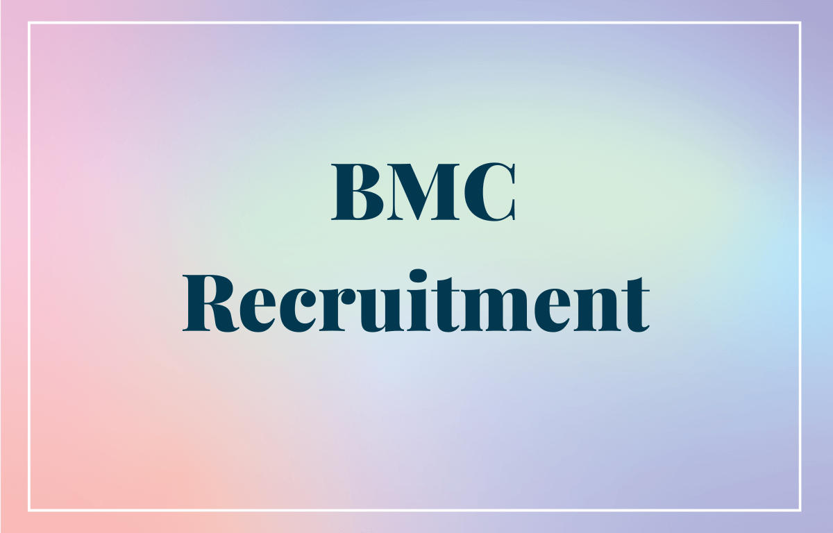 BMC Recruitment 2023, Last Date For 149 Junior Clerk And Other Posts