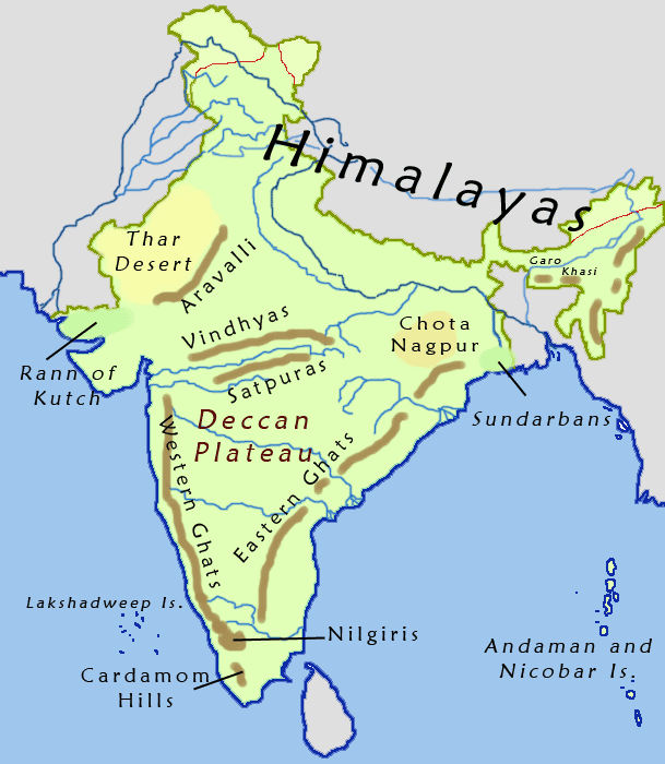 ഇന്ത്യയിലെ പ്രധാനപ്പെട്ട മലനിരകൾ( Important Hill Ranges of India)_30.1