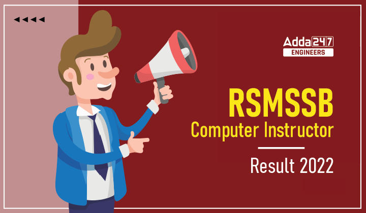 RSMSSB Computer Instructor Result 2022, Download BCI and SCI Result Pdf Here |_30.1