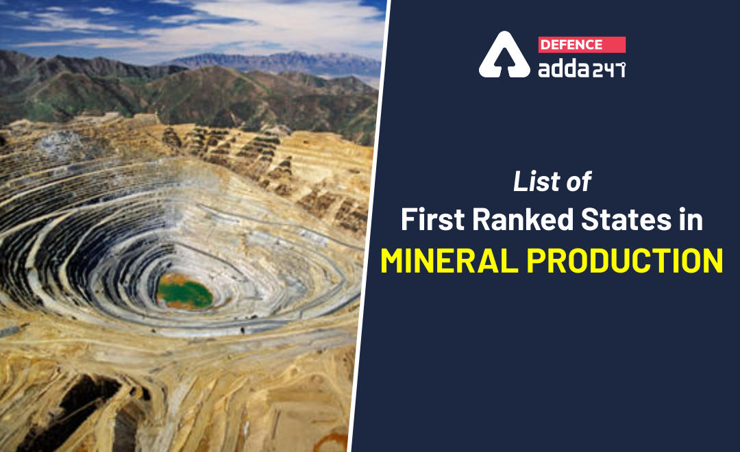 List of Mineral Production in India State Wise_30.1