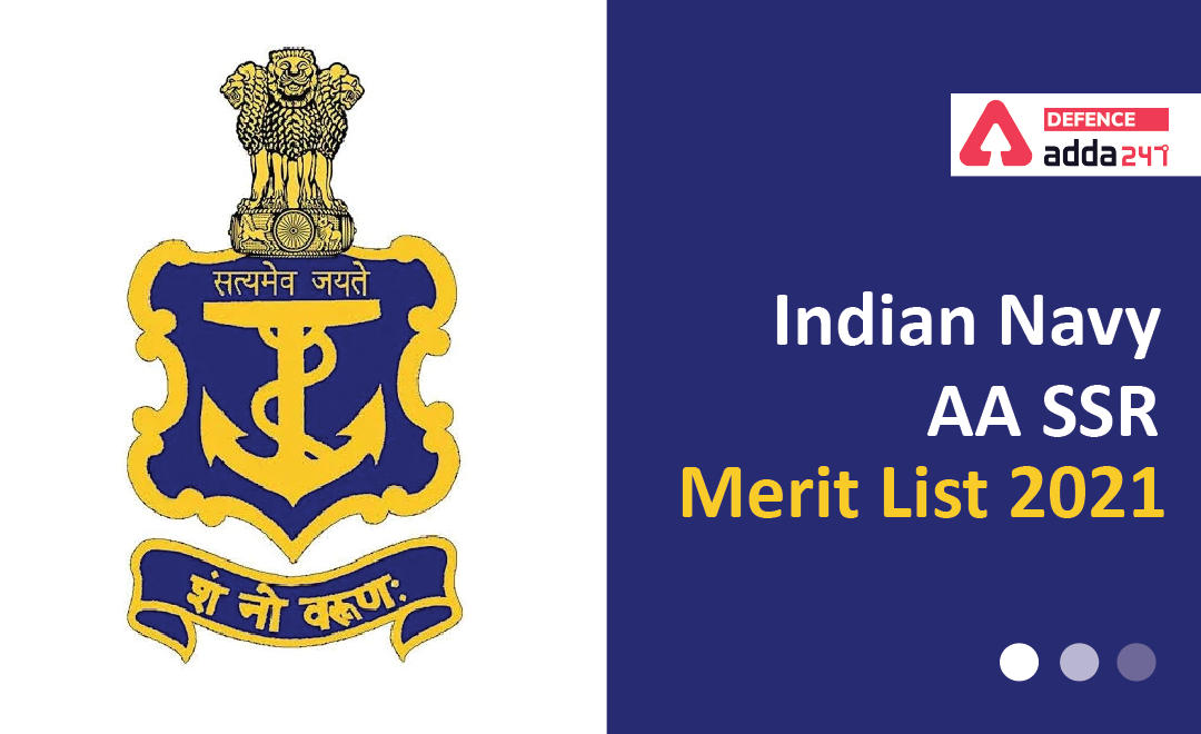 Indian Navy AA SSR Merit List 2021 Out for 2500 Post, Check Merit List_30.1