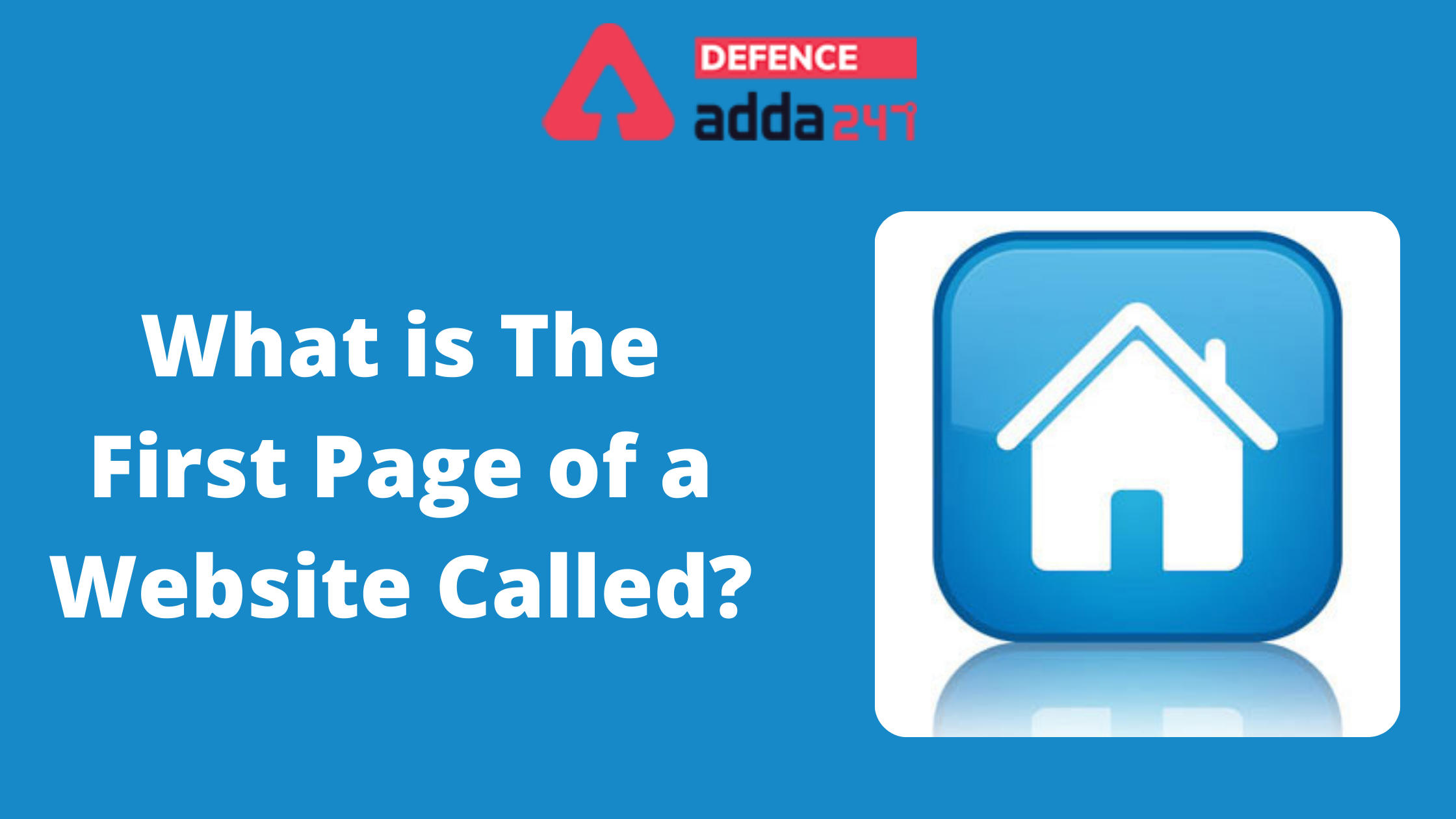 What Is The First Page Of A Website Called 