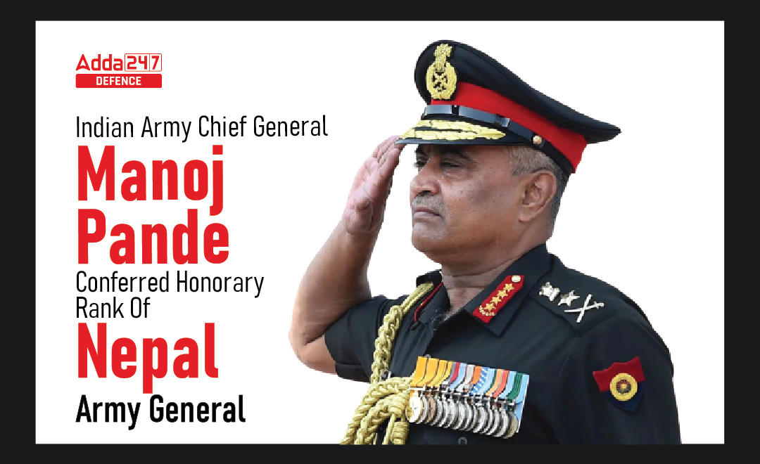 Indian Army Chief General Manoj Pande Conferred Honorary Rank Of Nepal Army General_30.1