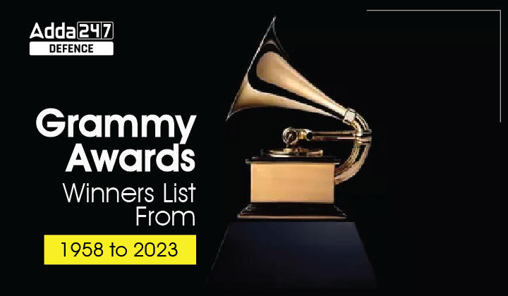 Grammy Awards Winners List from 1958 to 2023_30.1