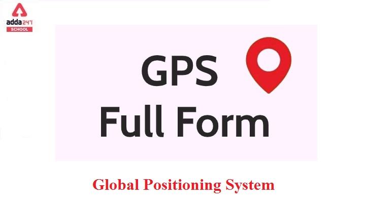 GPS Full Form | Global Positioning System | adda247_30.1