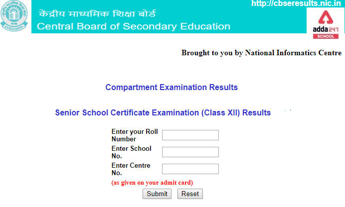 CBSE Class 12th Compartment Result 2021 Out - Check @ cbseresults.nic.in_30.1