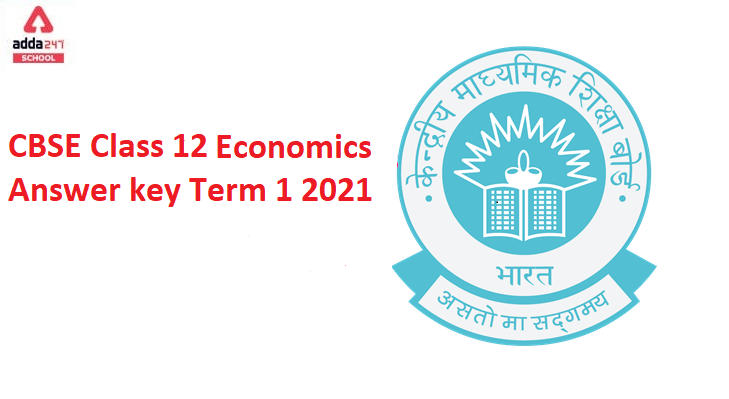CBSE Class 12 Economics Answer key Term 1 2021_30.1