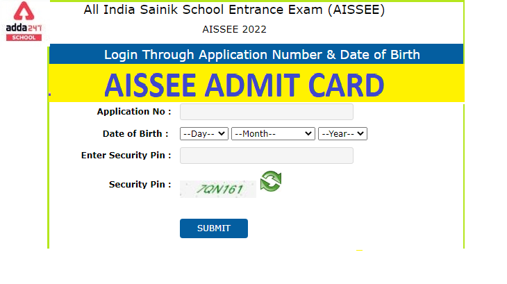 Sainik School Admit Card 2021-22: AISSEE admit card issued by NTA @ aissee.nta.nic.in_30.1