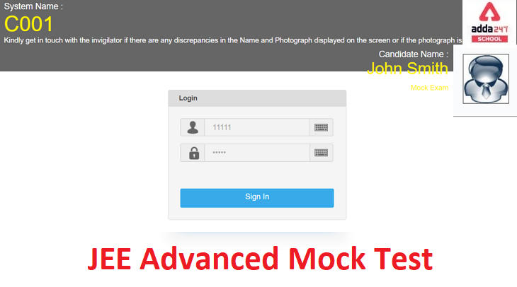 JEE Advanced 2022: Mock Test available at jeeadv.ac.in_30.1