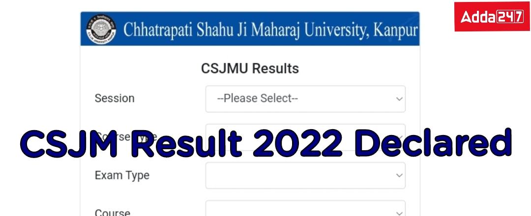 CSJMU Results 2022, Kanpur University BA, BSc 1st & 2nd Year_30.1