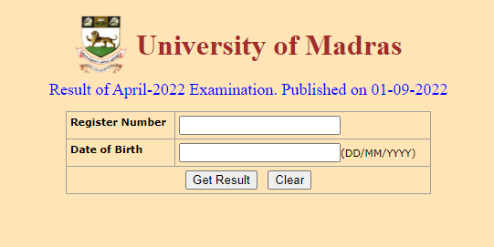 Madras University Result 2022: June/July, UG link, Date_30.1