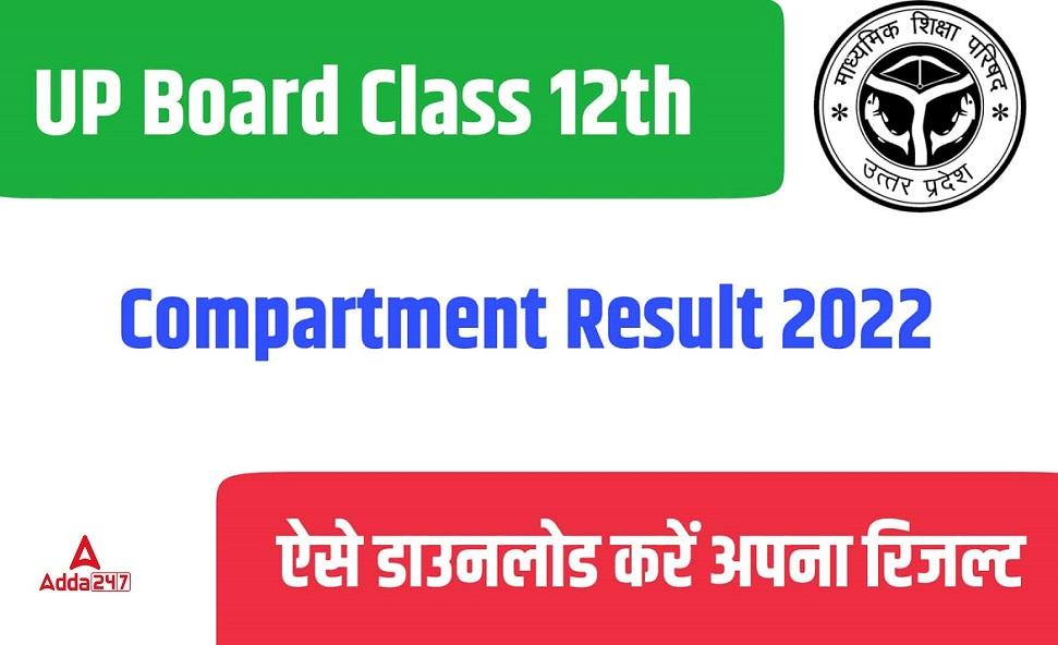 UP Board 10th and 12th Compartment Result 2022 Out_30.1