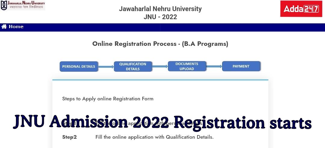JNU Admission 2022 23 CUET Portal for UG and PG Course JNU Admission 2022 23 CUET Portal for UG and PG Course