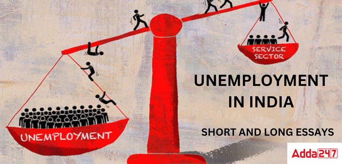 short essay unemployment in india