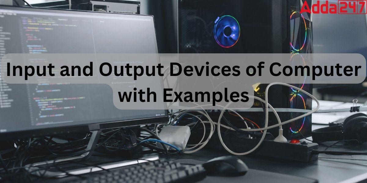 uses of input devices of computer