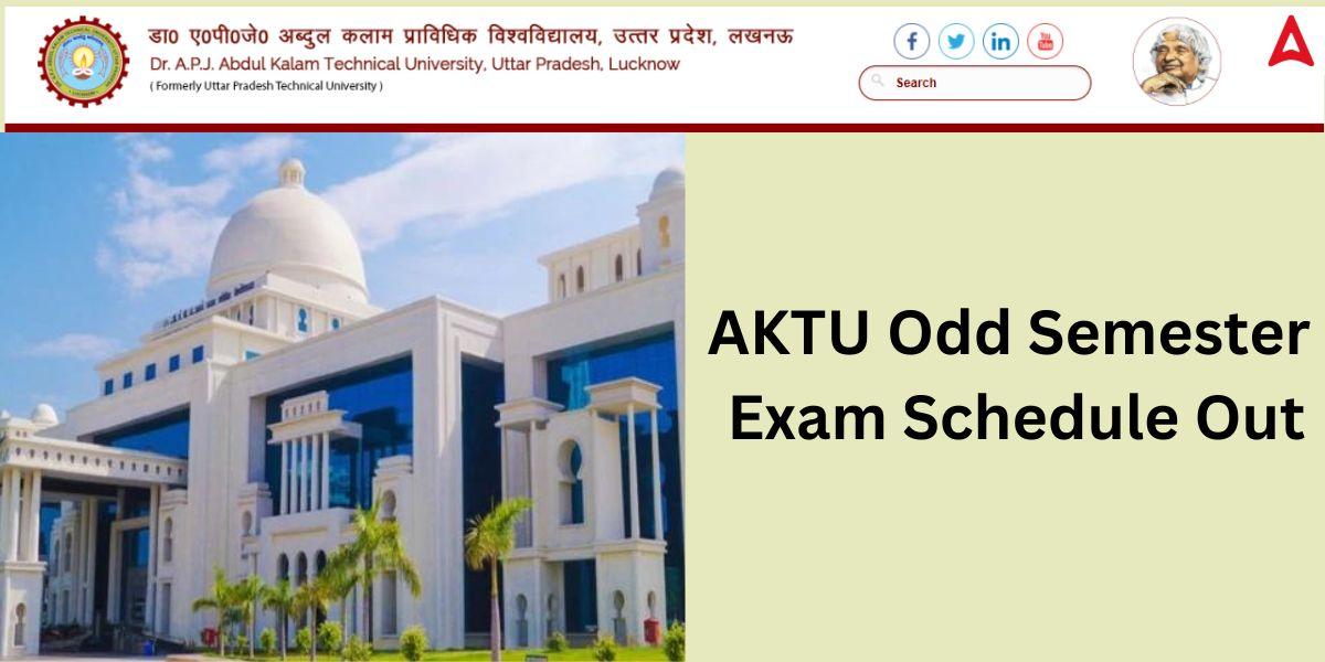 AKTU 1st, 3rd, 5th Semester Exam Date Sheet 2023, Out @www.aktu.ac.in