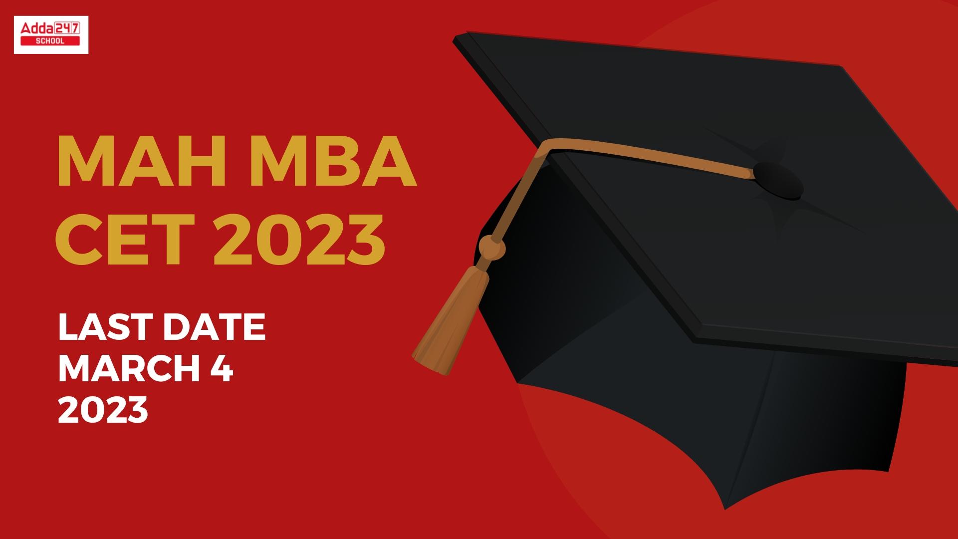 MAH MBA CET 2023- Registration, Application Form, Exam Date_30.1