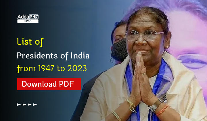 List Of Presidents Of India From 1947 To 2023 Download Pdf List Of Presidents Of India From 1947 To 2023 Download Pdf