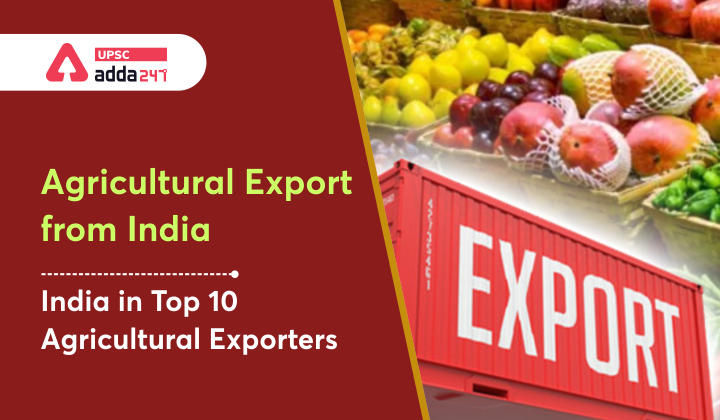 Agricultural Exports from India: Recent Performance, Challenges and Solutions_30.1