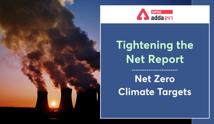 Tightening the Net Report: Net Zero Carbon Targets_30.1