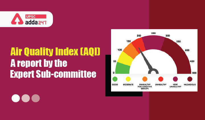 वायु गुणवत्ता सूचकांक (एक्यूआई) – विशेषज्ञ उप-समिति की एक रिपोर्ट_30.1