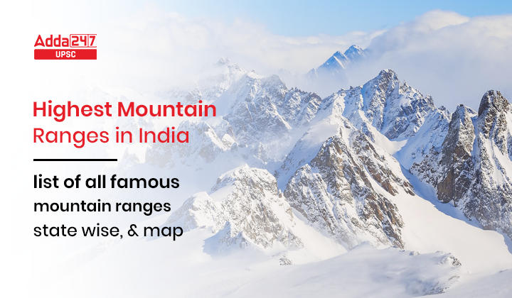 Highest Mountain Ranges in India_30.1