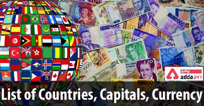 List Of Currency Of Different Countries With Capitals 2022_30.1
