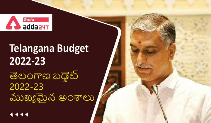 Telangana Budget 2022-23 |_30.1