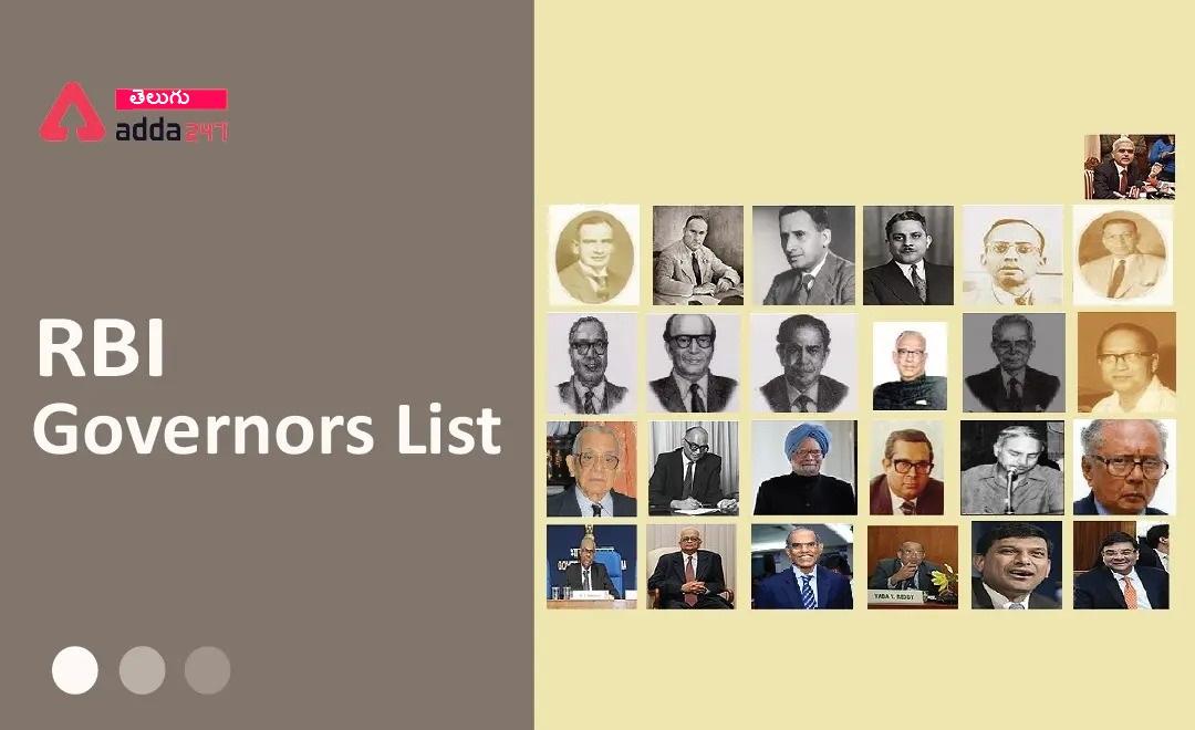 RBI Governors List From 1935 to 2022 |_30.1