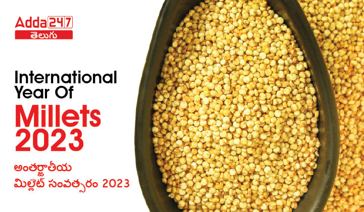 International Year Of Millets 2023 : Significance, Theme and Initiatives in India |_30.1