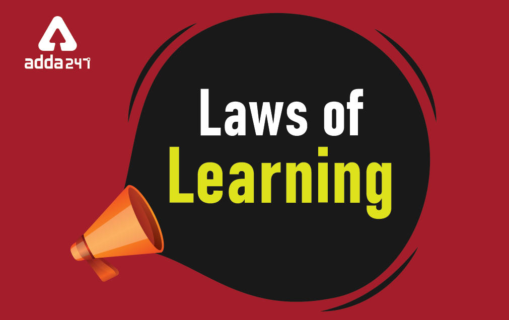 Laws of Learning- Thorndike's Laws of Learning_30.1