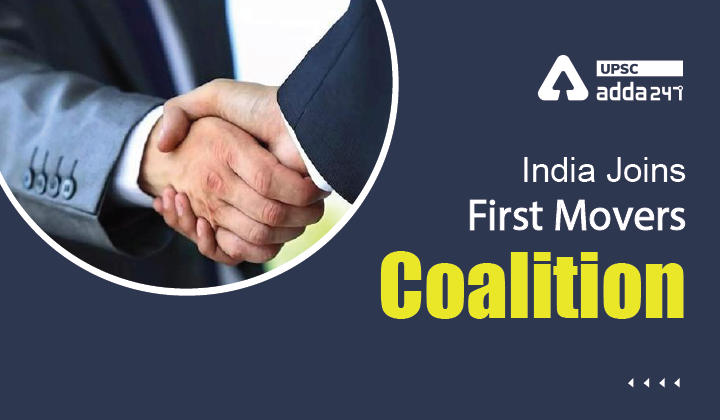 India Joins First Movers Coalition_30.1