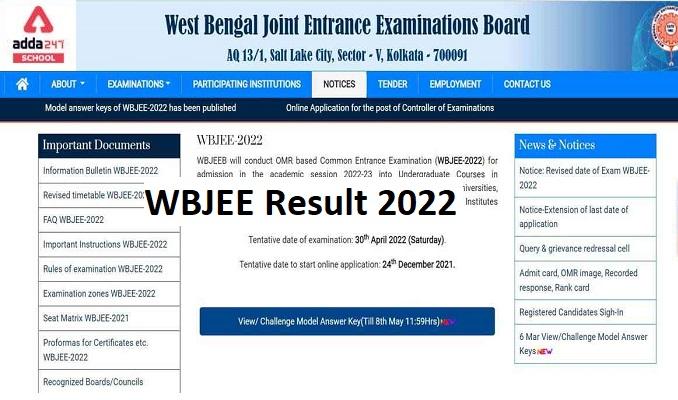 WBJEE Result 2022 Check Result Date @wbjeeb.nic.in_30.1