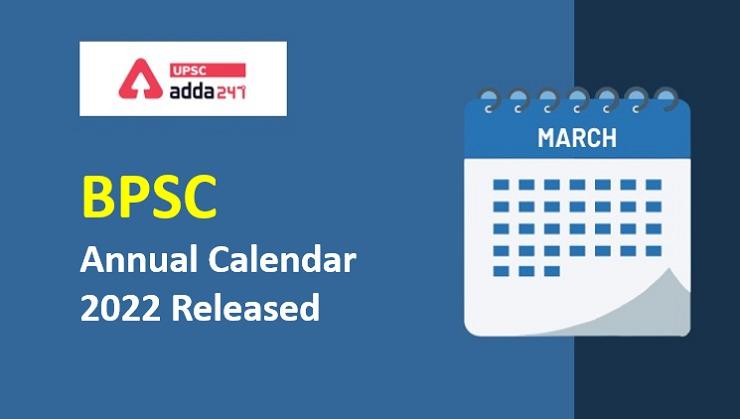 BPSC Exam Calendar 2022 Released_30.1