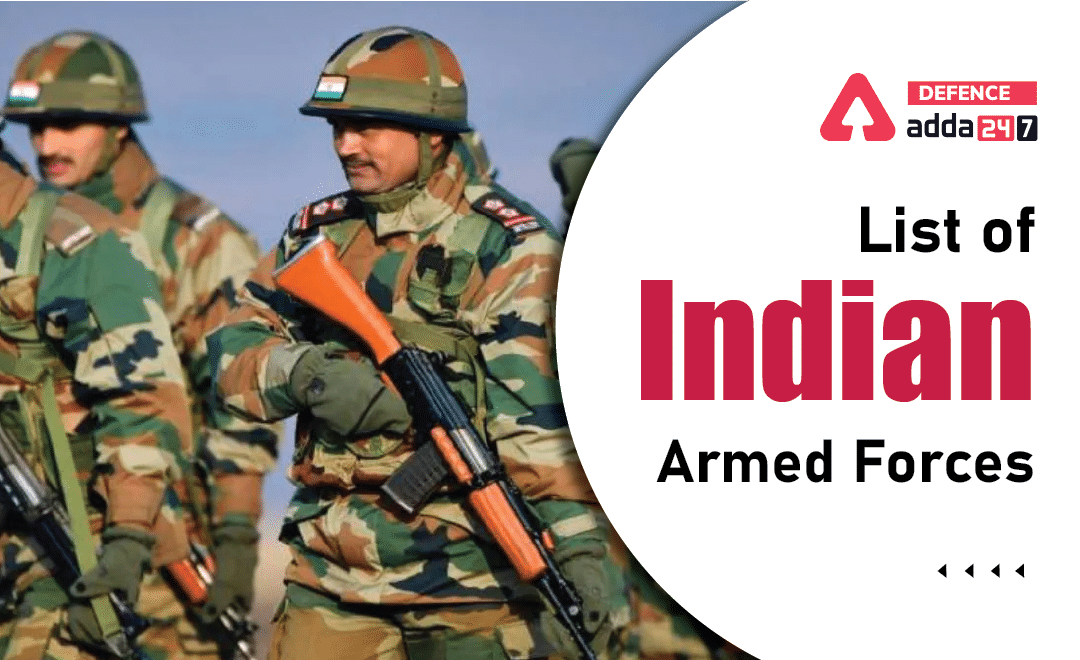 List of Indian Armed Forces 2022, Complete List_30.1