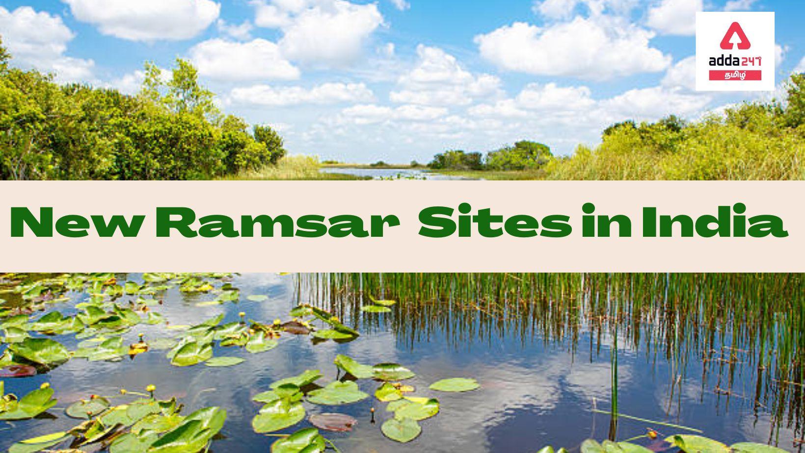 New Ramsar Sites in India, 5 More Sites in India Added to Ramsar list_30.1