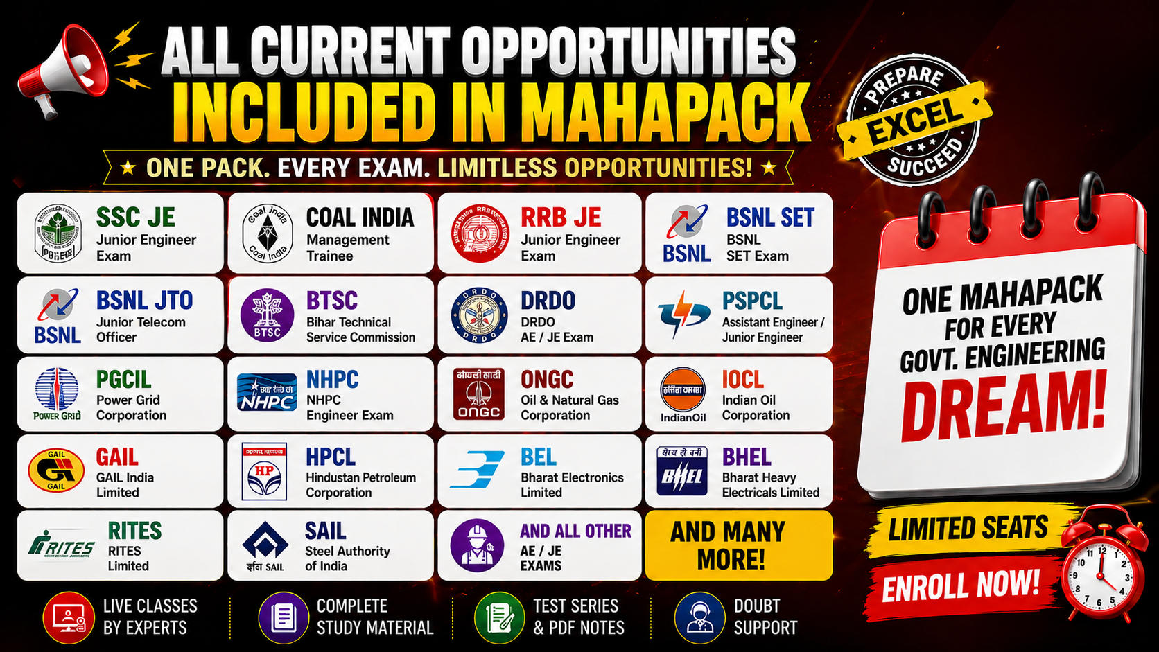 Computer Science Maha Pack : RRB JE & All Other AE/JE Exams - One Pack, Full Selection Preparation