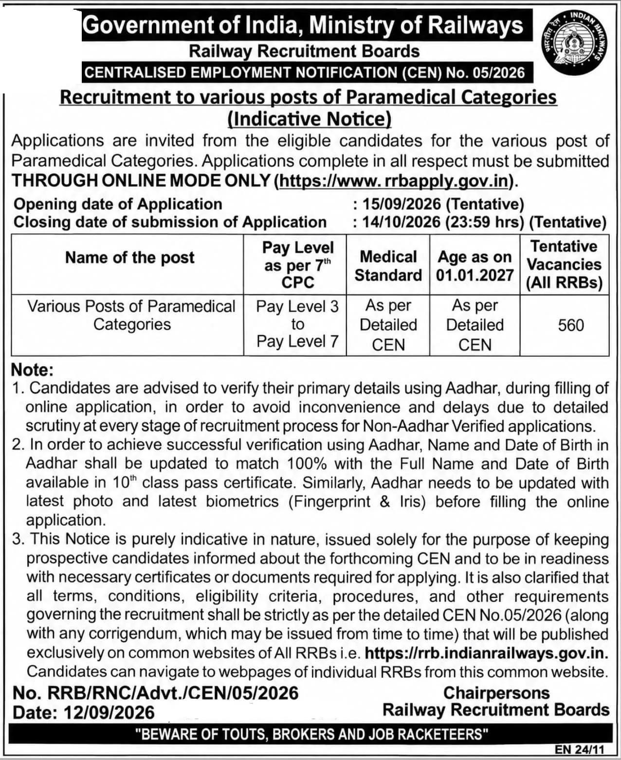 RRB Nursing Superintendent 2026 | Non-Nursing Complete Batch | Online Live Classes By Adda247