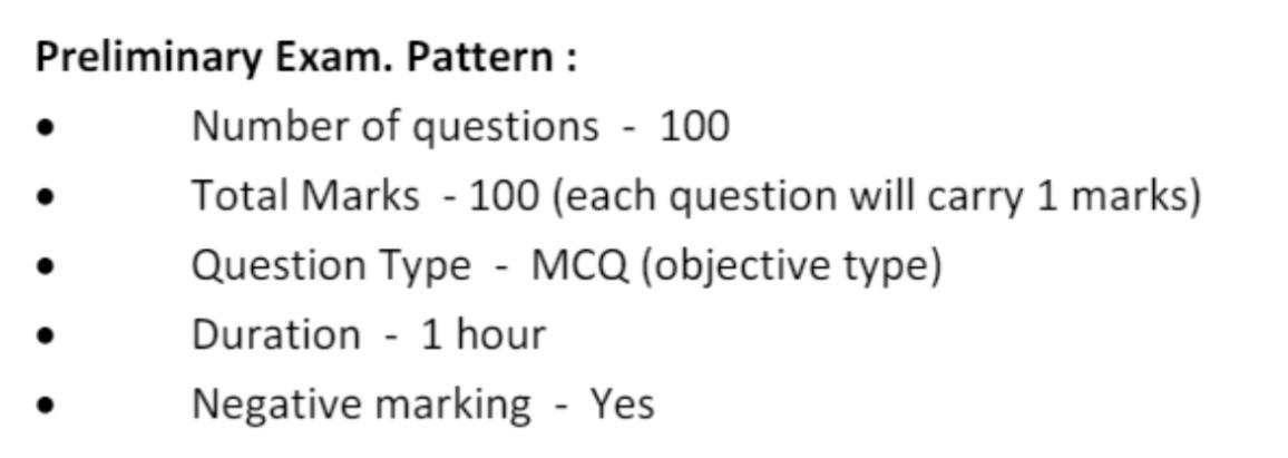 Exam Pattern