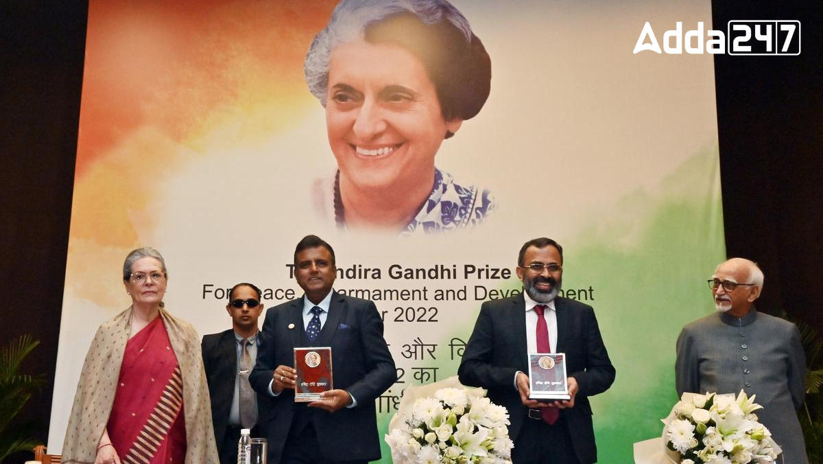 Indira Gandhi Peace Prize for 2022 Presented to COVID-19 Warriors_80.1