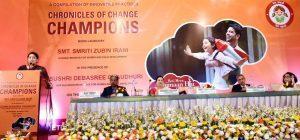"Chronicles of Change Champions" book released by Smriti Irani_40.1