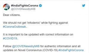 GoI introduced dedicated Twitter handle for COVID-19 updates_4.1