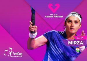 Sania Mirza becomes 1st Indian to win Fed Cup Heart Award_4.1