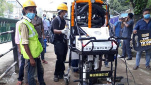Guwahati gets manhole cleaning robot 'BANDICOOT'_4.1