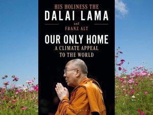 A book titled "Our Only Home: A Climate Appeal to the World" by Dalai Lama_4.1