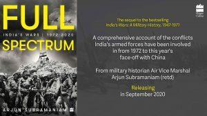 A book titled "Full Spectrum: India's Wars, 1972-2020″ by Arjun Subramaniam_4.1