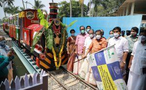 India's 1st solar-powered miniature train launched in Kerala_4.1