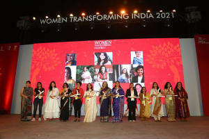 75 Women felicitated by NITI Aayog at 5th Women Transforming India Awards_4.1